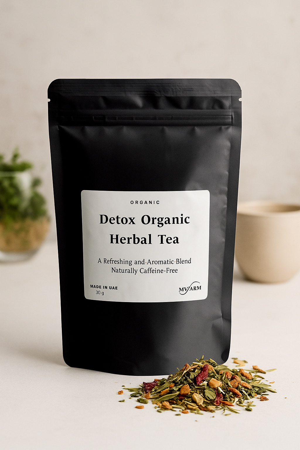Herbal tea blends made from organic botanicals – natural infusions for wellness, detox, and relaxation
