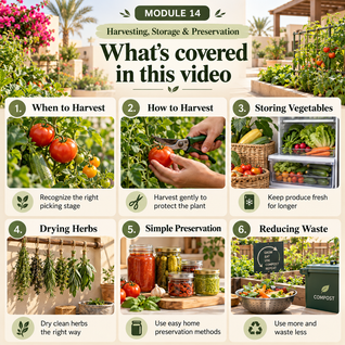 Harvest, Store & Preserve Your Garden Produce