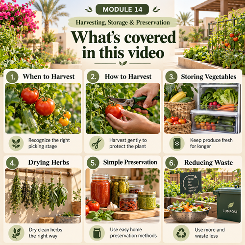Harvest, Store & Preserve Your Garden Produce