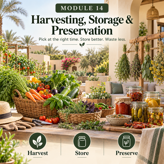 Harvest, Store & Preserve Your Garden Produce