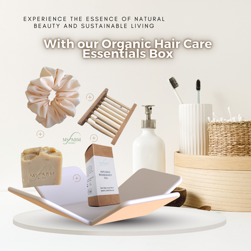 صندوق أساسيات العناية بالشعر العضوي