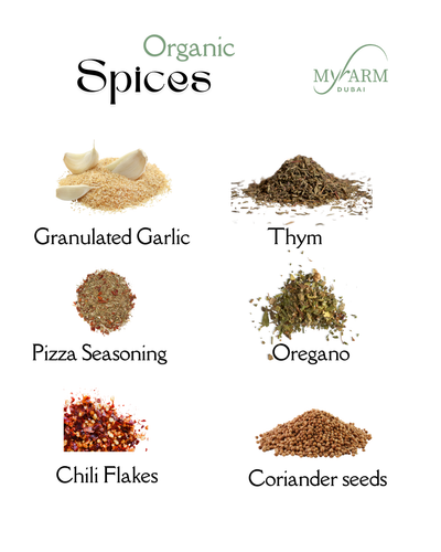 مجموعة التوابل العضوية الفاخرة - مجموعة التوابل المثالية المكونة من 12 نوعًا