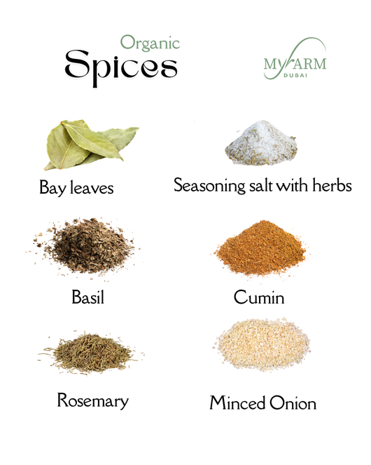 مجموعة التوابل العضوية الفاخرة - مجموعة التوابل المثالية المكونة من 12 نوعًا