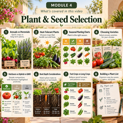 Choose the Right Seeds for Hot Climates