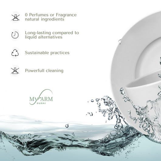 Effortless Dishwashing: MyFarmDubai's Solid Dish Soap
