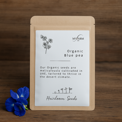 بذور بازلاء الفراشة الزرقاء العضوية من الأصناف القديمة