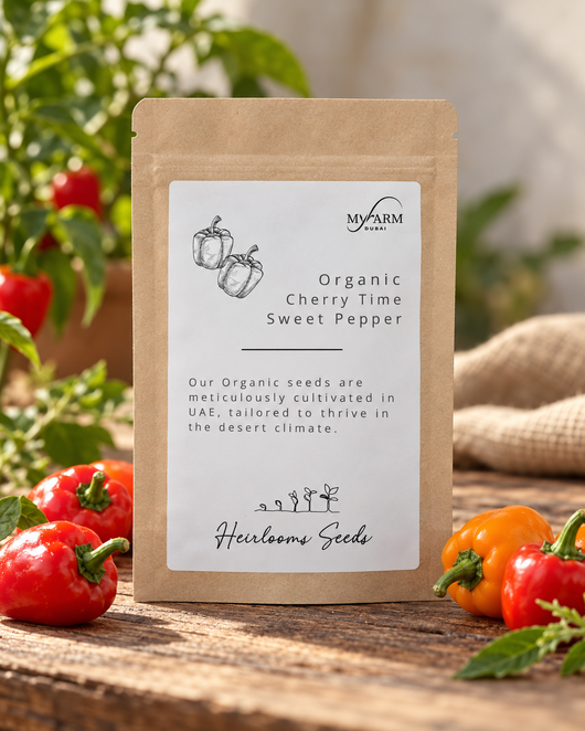 Organic Heirloom Cherry Time Sweet Pepper Seeds
