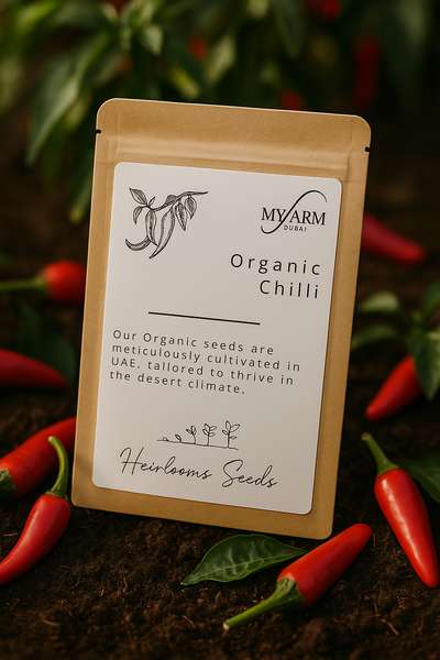 Organic Chilli Pepper Seeds Heirloom