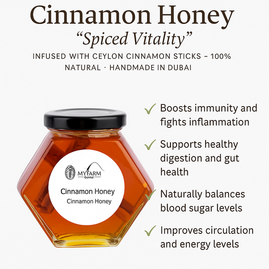 Infused Artisanal Cinnamon Honey – “Spiced Vitality”