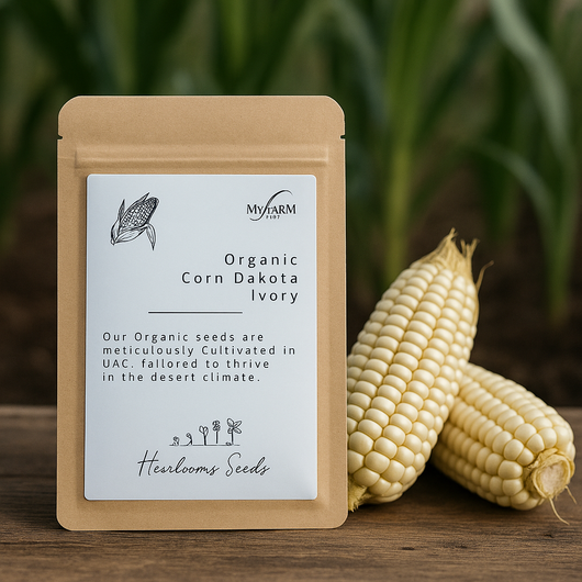 Seeds Organic corn dakota ivory Heirloom