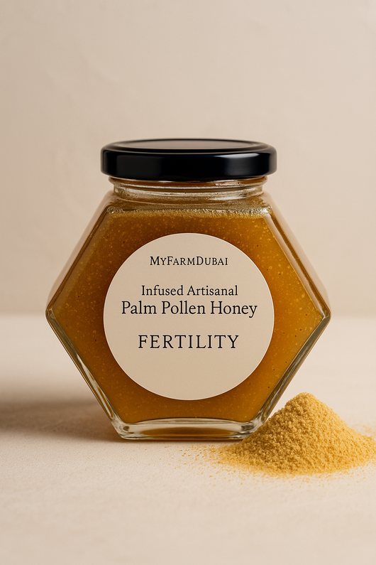 Infused Artisanal Palm Pollen Honey – “Fertility”