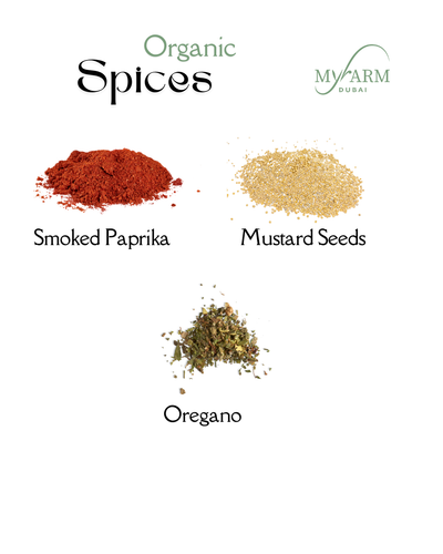 مجموعة التوابل العضوية الفاخرة - 15 برطمانًا