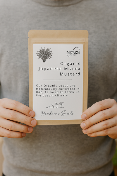 Organic Heirloom Japanese Mizuna Mustard Seeds