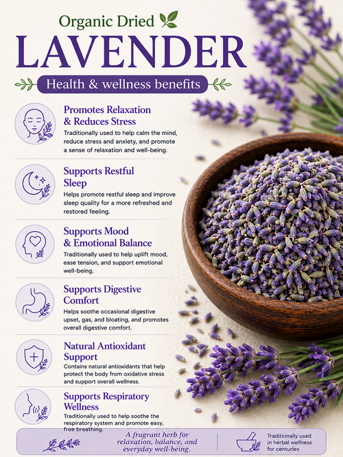 Organic Dried Lavender
