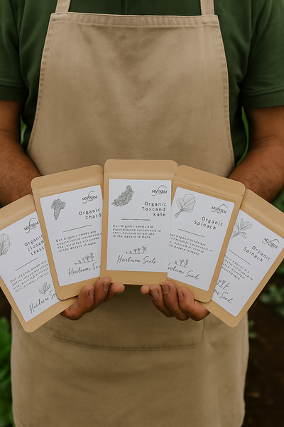 Organic Leafy Greens Seed Collection- Desert Adapted Heirloom