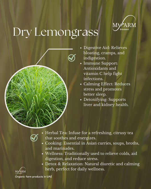 Organic Dried Lemongrass
