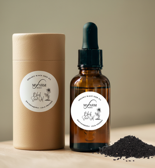 Organic Black Seed Oil  (Nigella sativa) 30ml  Cold-Pressed
