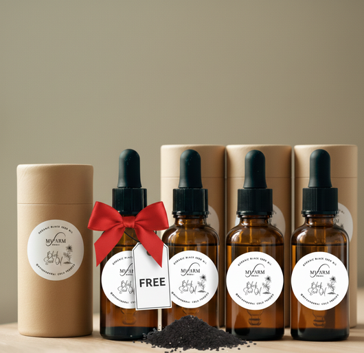 Organic Black Seed Oil  (Nigella sativa) 30ml  Cold-Pressed