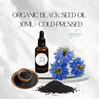 Organic Black Seed Oil  (Nigella sativa) 30ml  Cold-Pressed