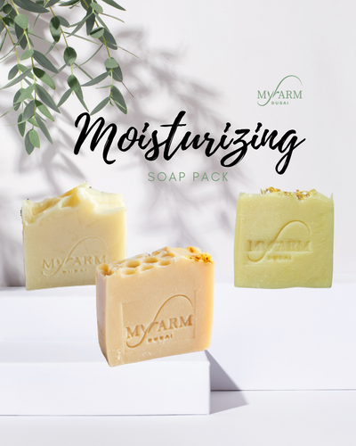 Luxury Moisturizing Soap Pack for Dry Skin - Olive Oil, Honey, and Calendula