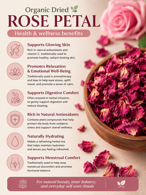 Organic Dried Roses Petals