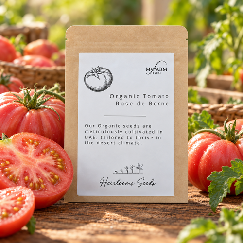 Organic Rose de Berne Tomato Seeds  Heirloom