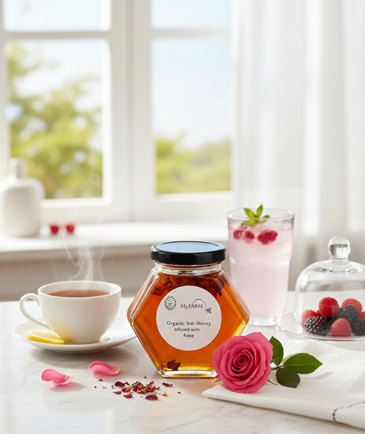 Infused Artisanal Rose Honey – “Heart & Harmony”