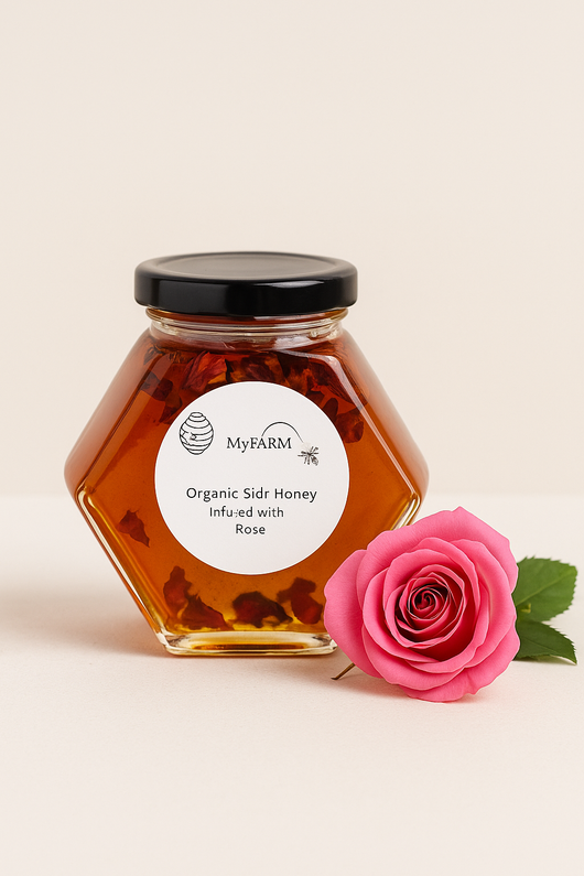 Infused Artisanal Rose Honey – “Heart & Harmony”