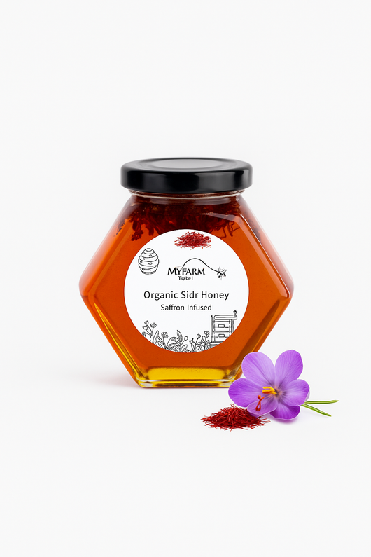 Infused Artisanal Saffron Honey – “Golden Mood”