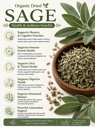 Organic Dried Sage