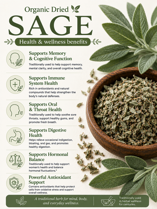 Organic Dried Sage