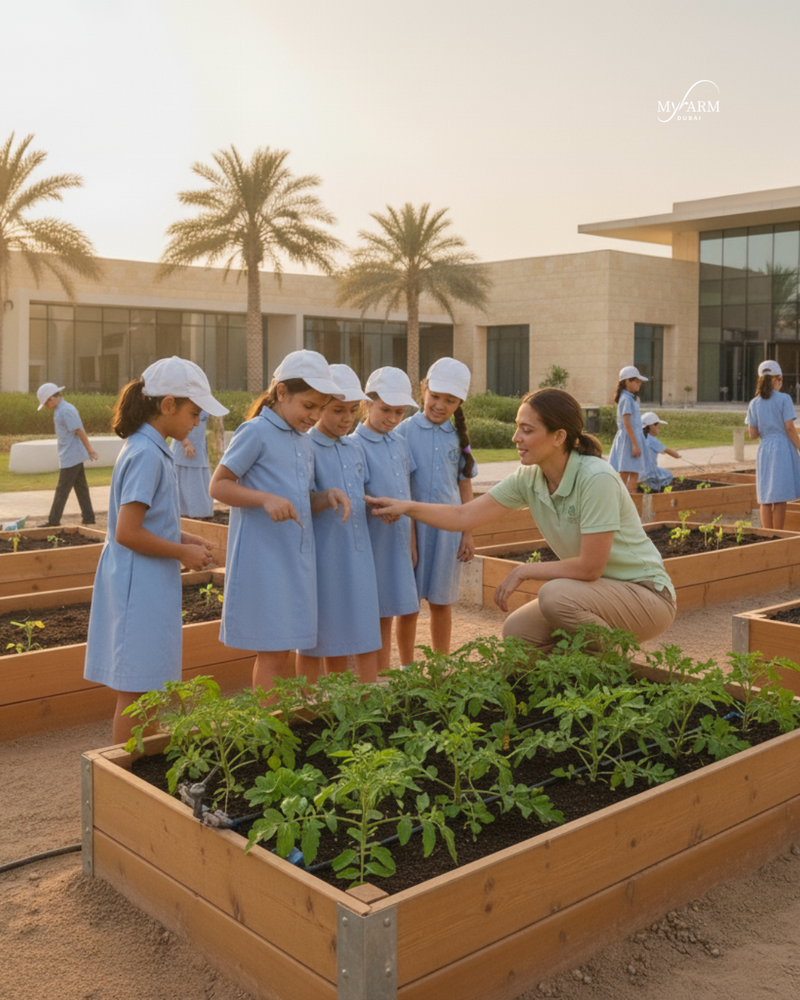 تعليم الزراعة المستدامة للمدارس