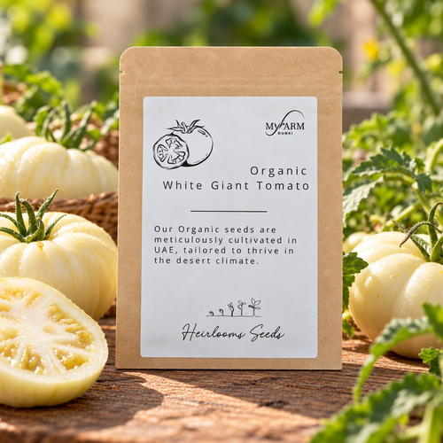 Organic Heirloom White Giant Tomato Seeds
